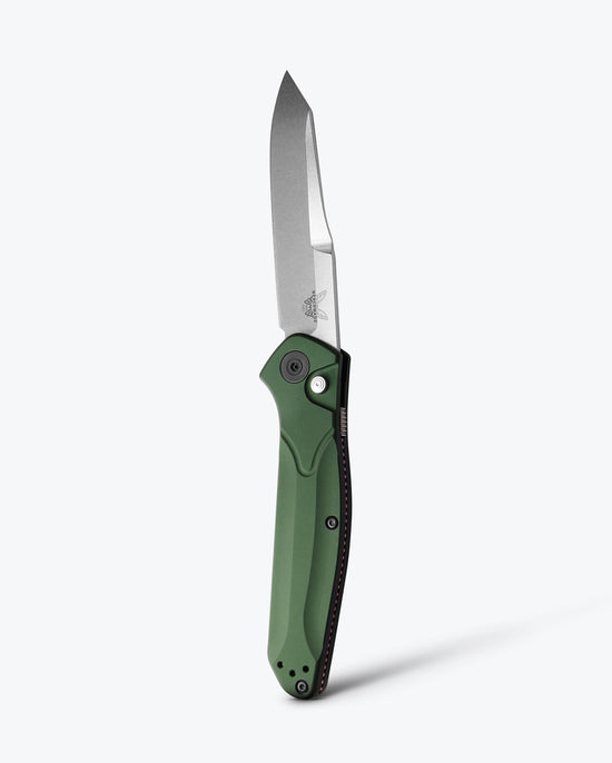 Auto Osborne | Green Aluminum | Reverse Tanto