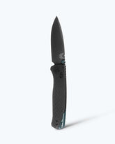 Benchmade Bugout Vapyr Black Aluminum Drop-Point Knife - Open Blade View