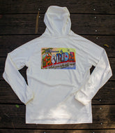 Fish and Grits Wish You Weren't Here MicroVent Sun Hoodie