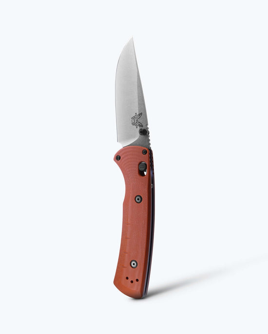 Benchmade SlipRidge Rust Orange Modified Clip-point Folding Knife