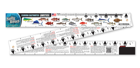 Salty Bones Florida Folding Fishing Ruler
