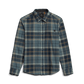 Sitka Ashland Lightweight Flannel Shirt - Midnight Spruce Plaid detail