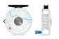 Abel TR 5/6 White Cerakote/ Blue Line-Snake River/ Blue III /Ported