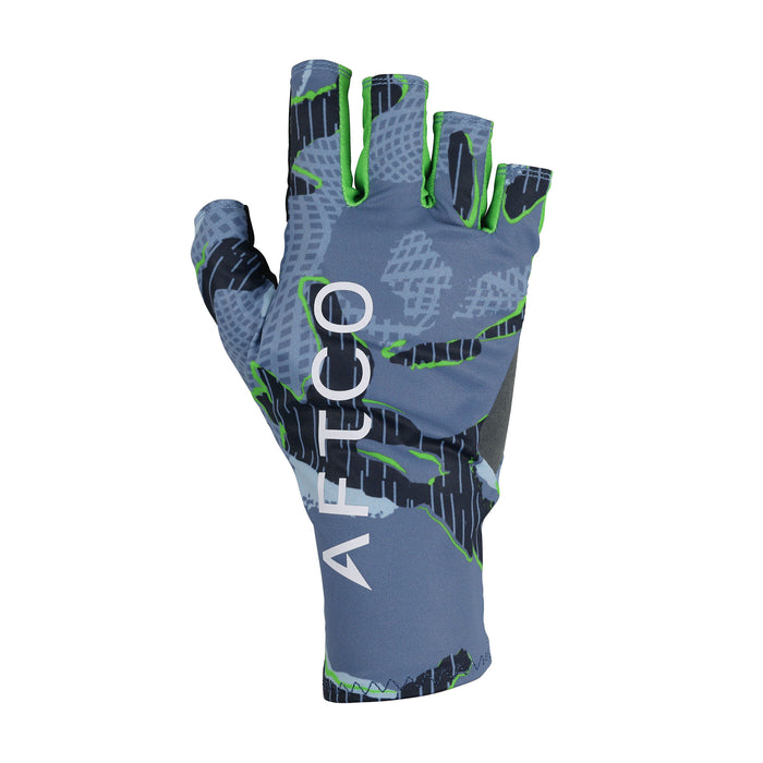 AFTCO SOLPRO Gloves - Blue Camo - Medium
