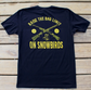 Fish and Grits Snowbirds Tee - Black and Brass