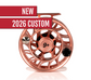 2026 Custom Iconic Penny Dropper Copper Large Arbor Fly Reel 9 Plus