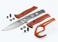 Benchmade Slipridge™ Fixed Combo | Rust Orange G10