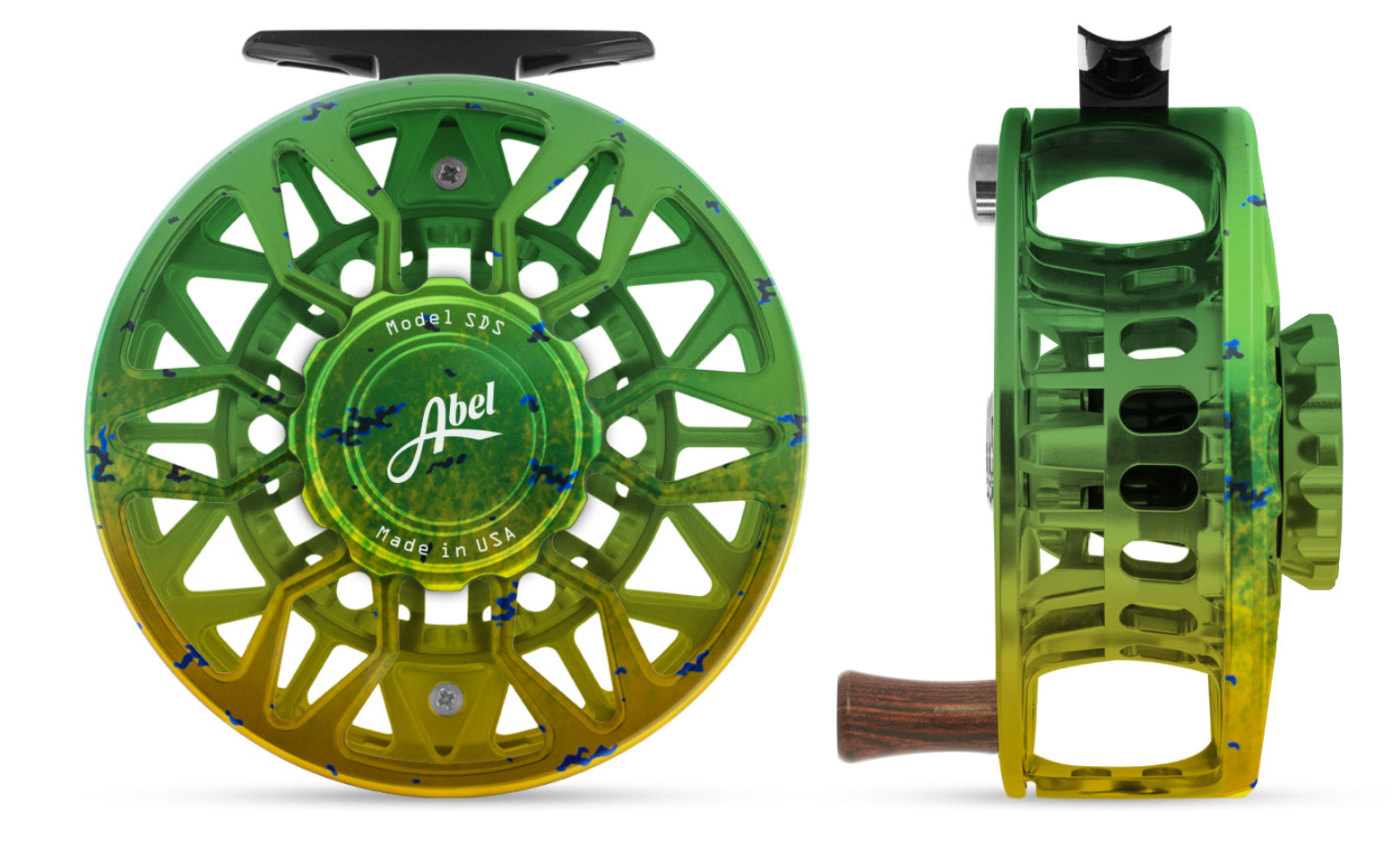 aibel fishing reels ABEL VAYA FLY REEL 4/5 / Black ported frame for the perfect balance of weight Abel Reels | Premium Fly