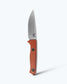 Benchmade SlipRidge Fixed Rust Orange Drop-Point Knife