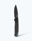Benchmade Bugout Vapyr Black Aluminum Drop-Point Knife - Open Blade View