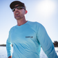 Skinny Water Culture Clearwater Raglan L/S w/Tailwater FL Patch- Biscayne Blue